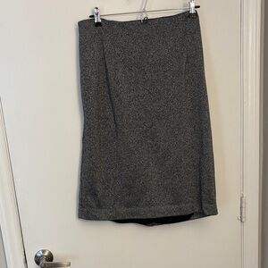 Chic Gray Women's Pencil Skirt